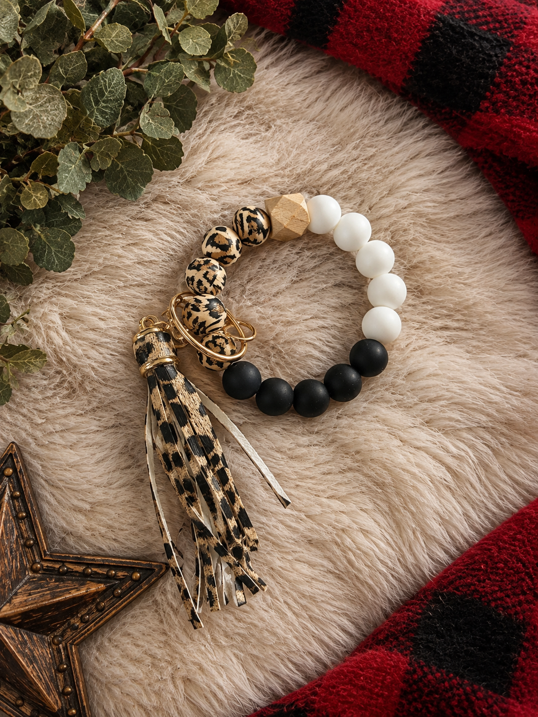 Beaded Keychain Wristlets