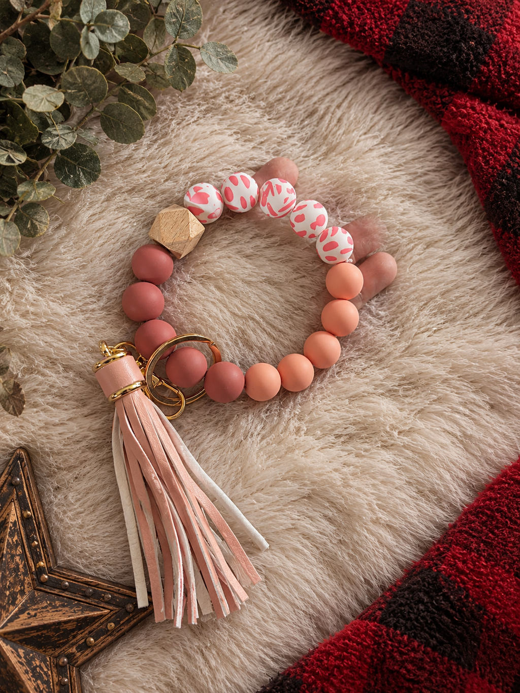 Beaded Keychain Wristlets