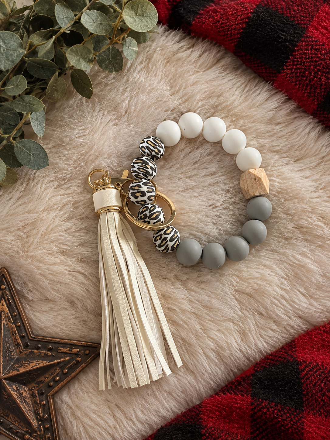 Beaded Keychain Wristlets