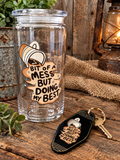 Acrylic Cups With Keychains