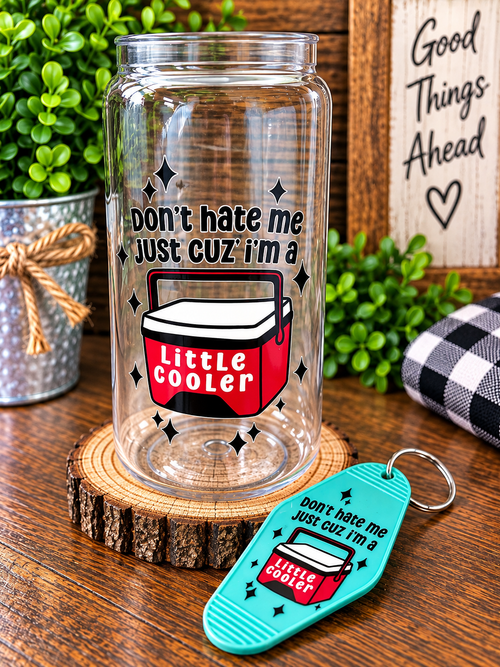 Acrylic Cups With Hotel Keychain