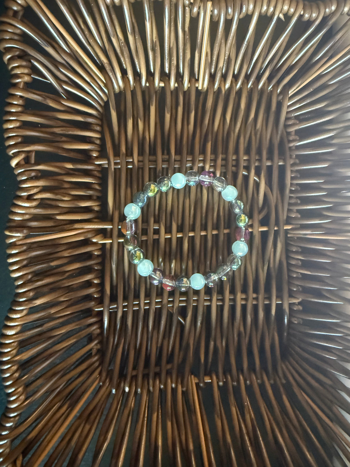 Glass Bead Bracelets 6in