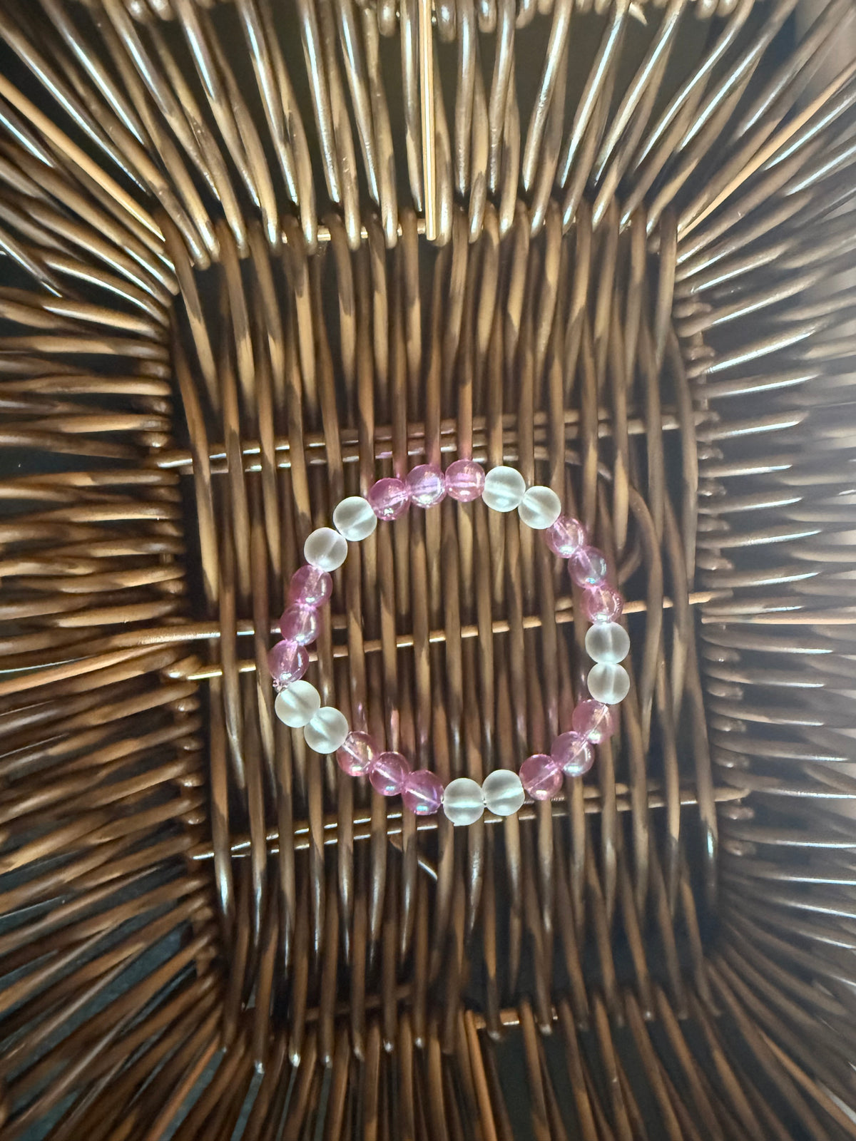 Glass Bead Bracelets 6in