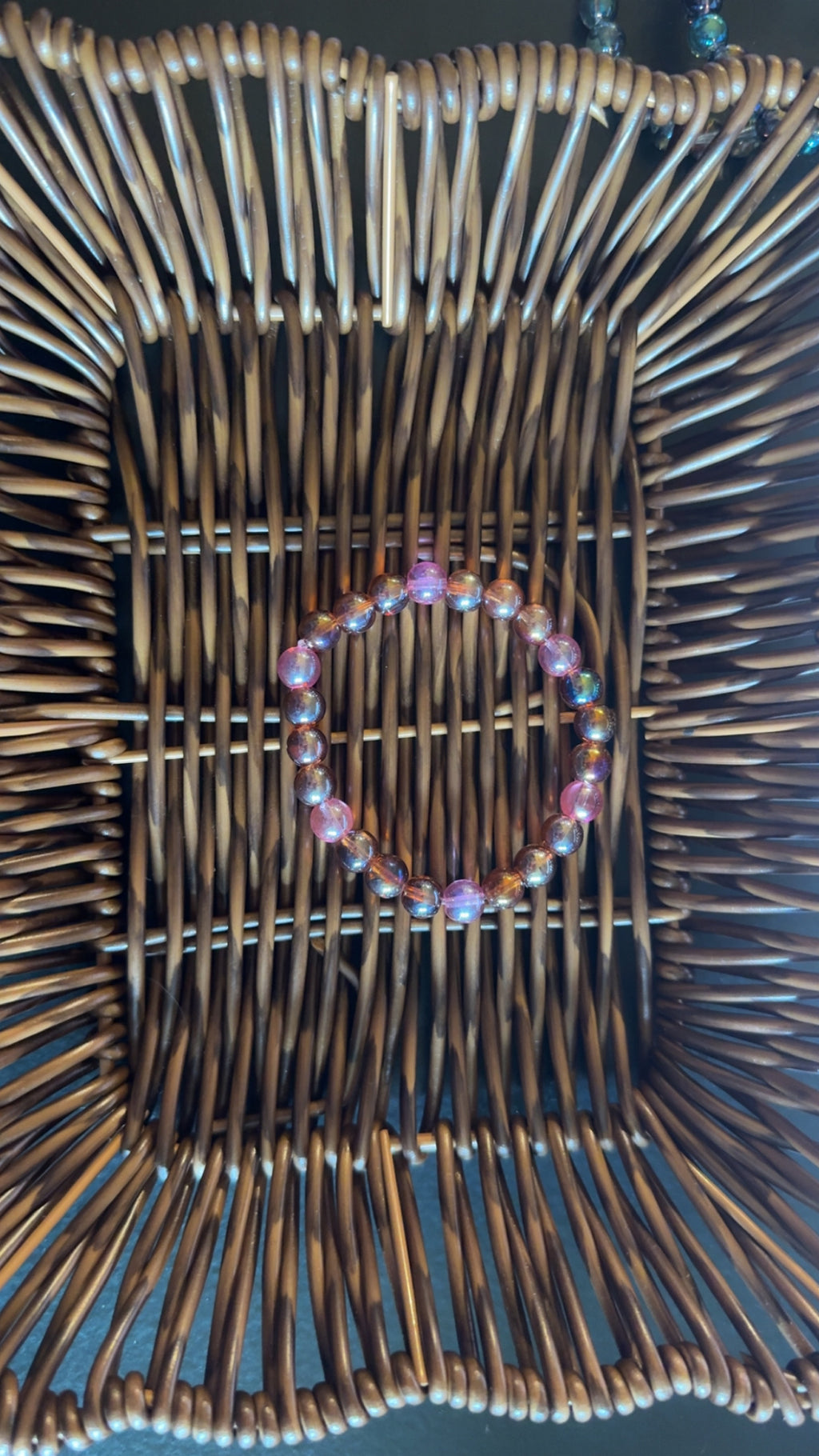 Glass Bead Bracelets 6in