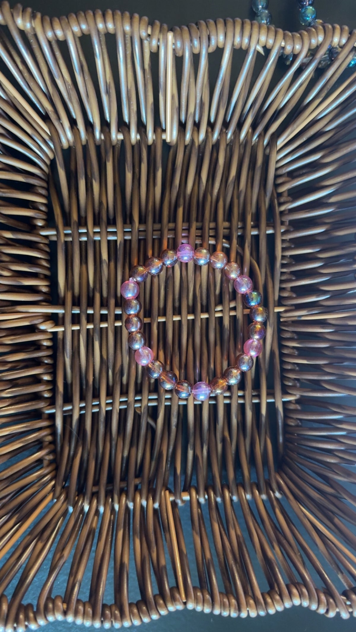 Glass Bead Bracelets 6in