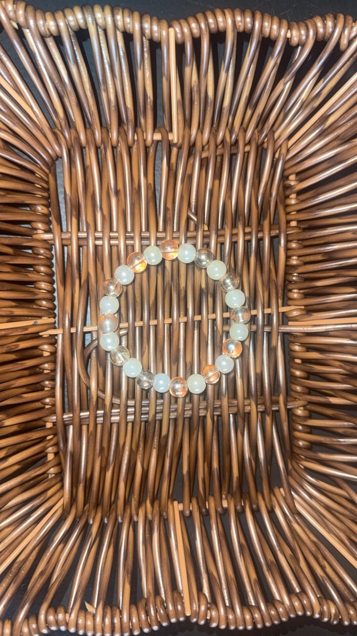 Glass Bead Bracelets 6in