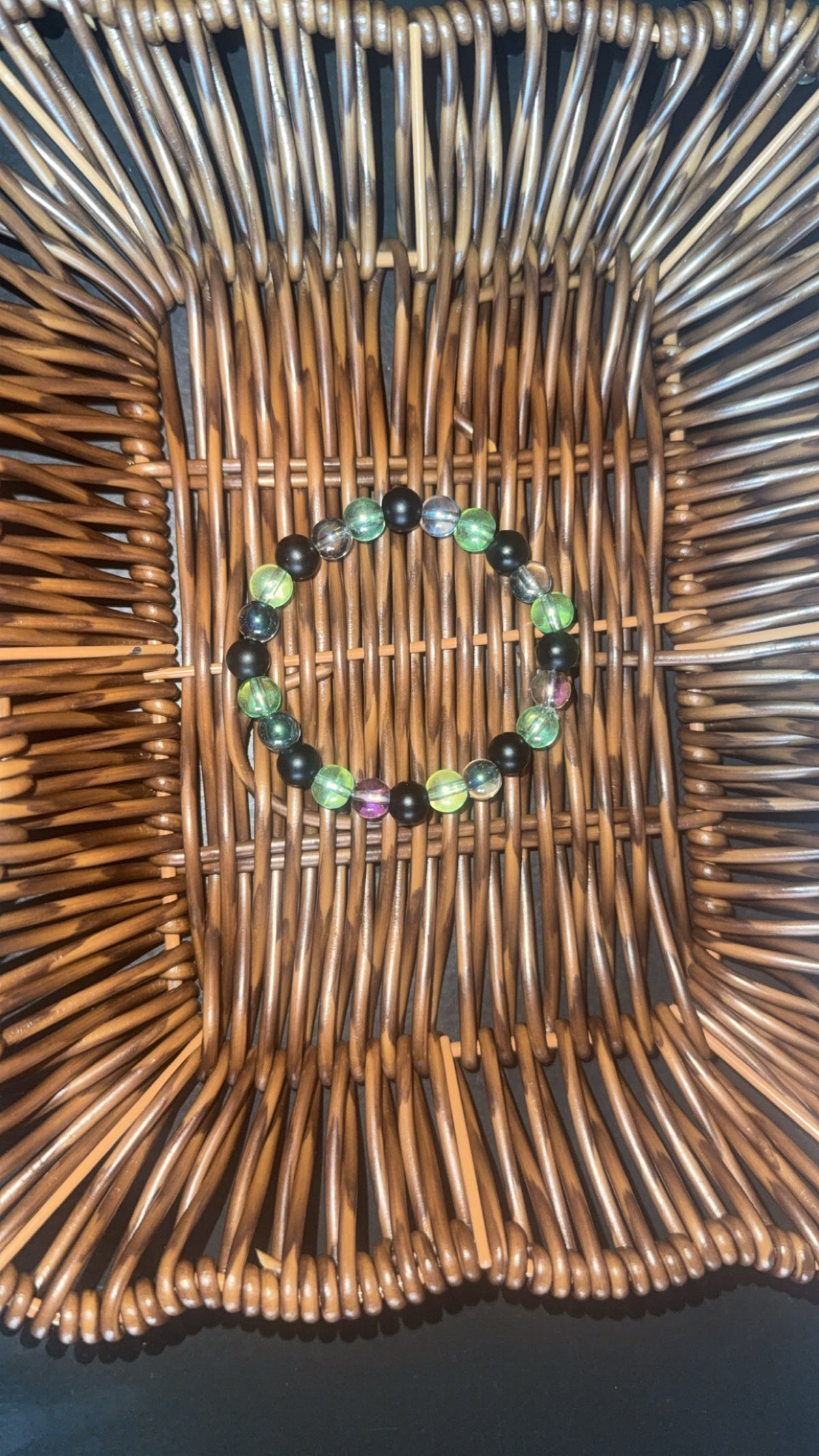 Glass Bead Bracelets 6in