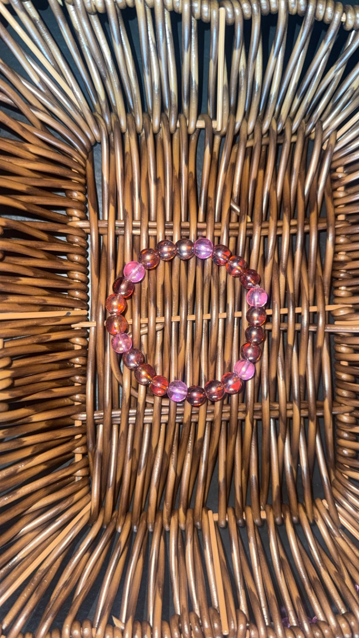 Glass Bead Bracelets 6in