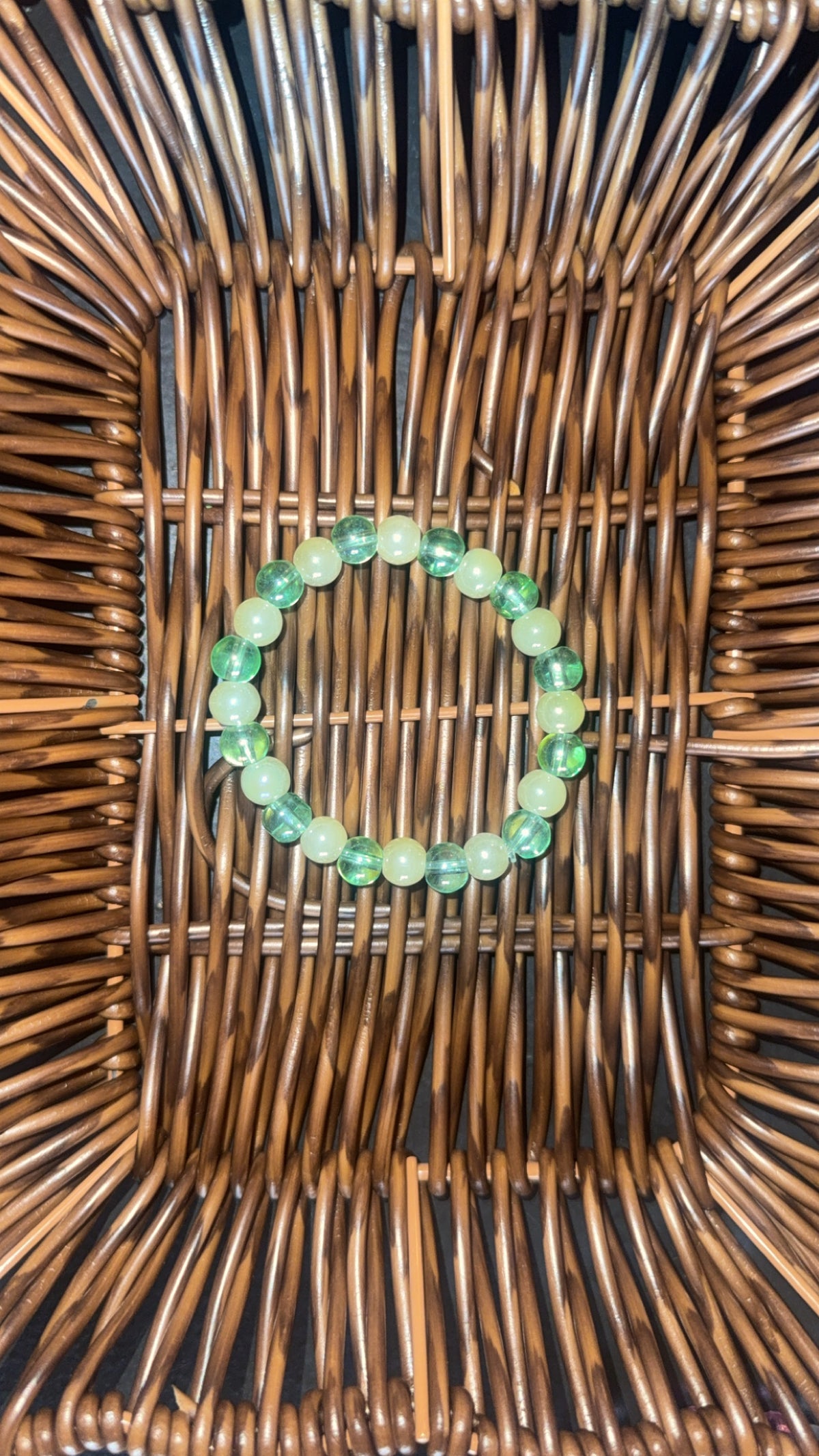 Glass Bead Bracelets 6in