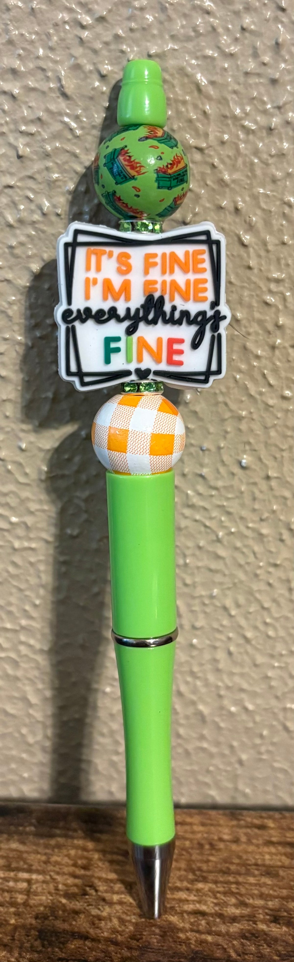Beaded Pens With Focal Beads