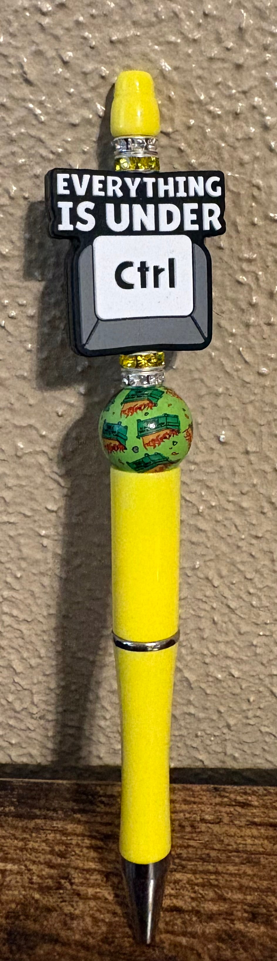 Beaded Pens With Focal Beads