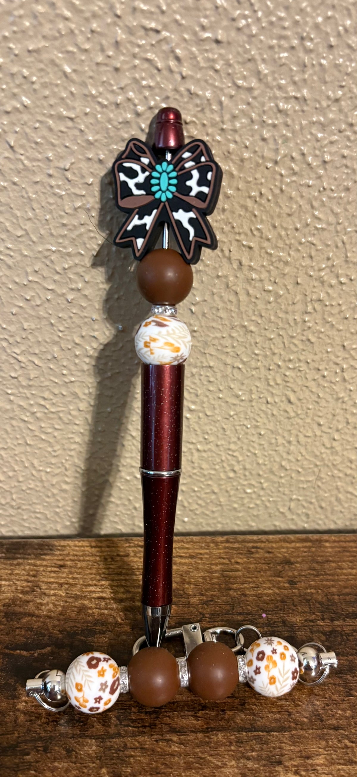 Beaded Pens With Matching Keychains