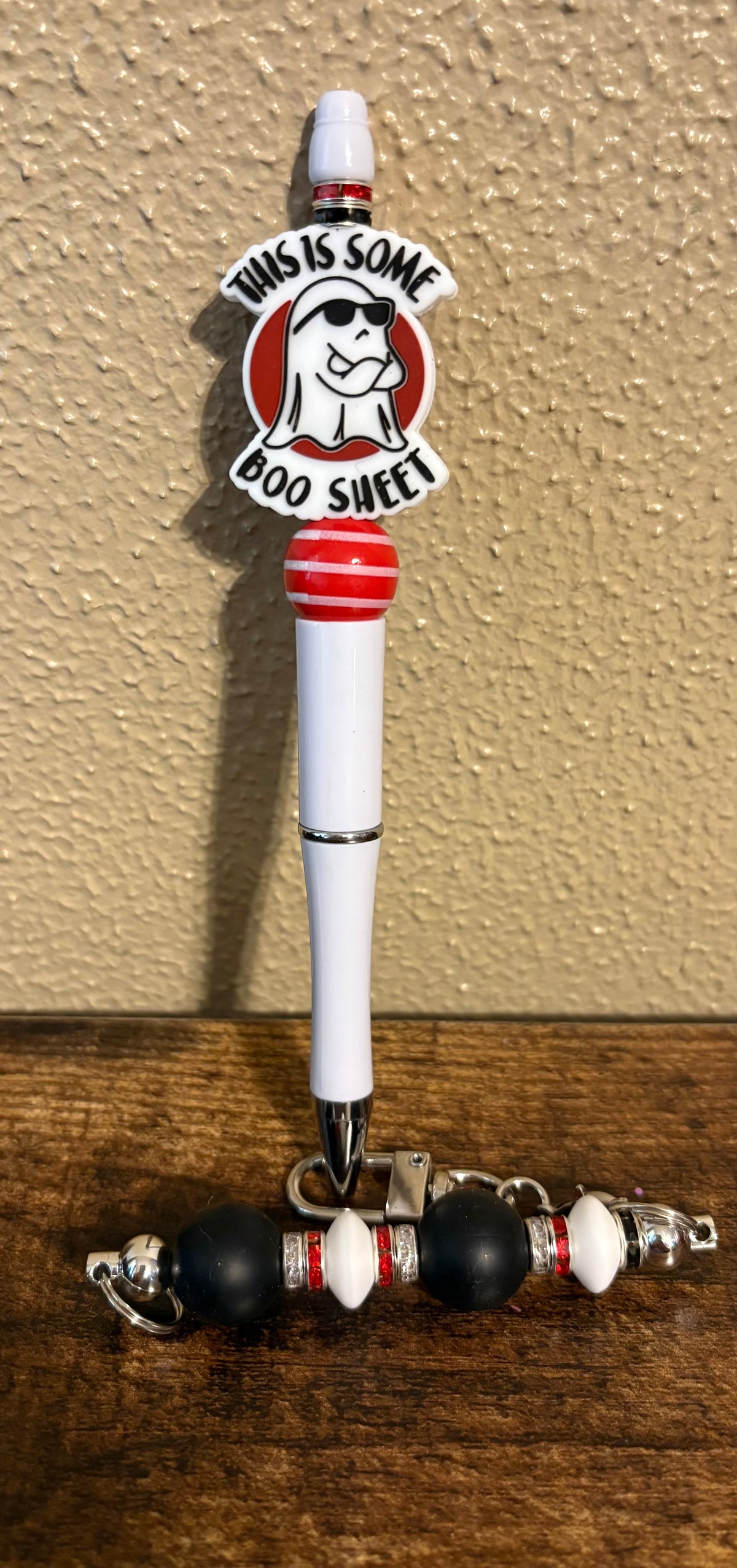 Beaded Pens With Matching Keychains