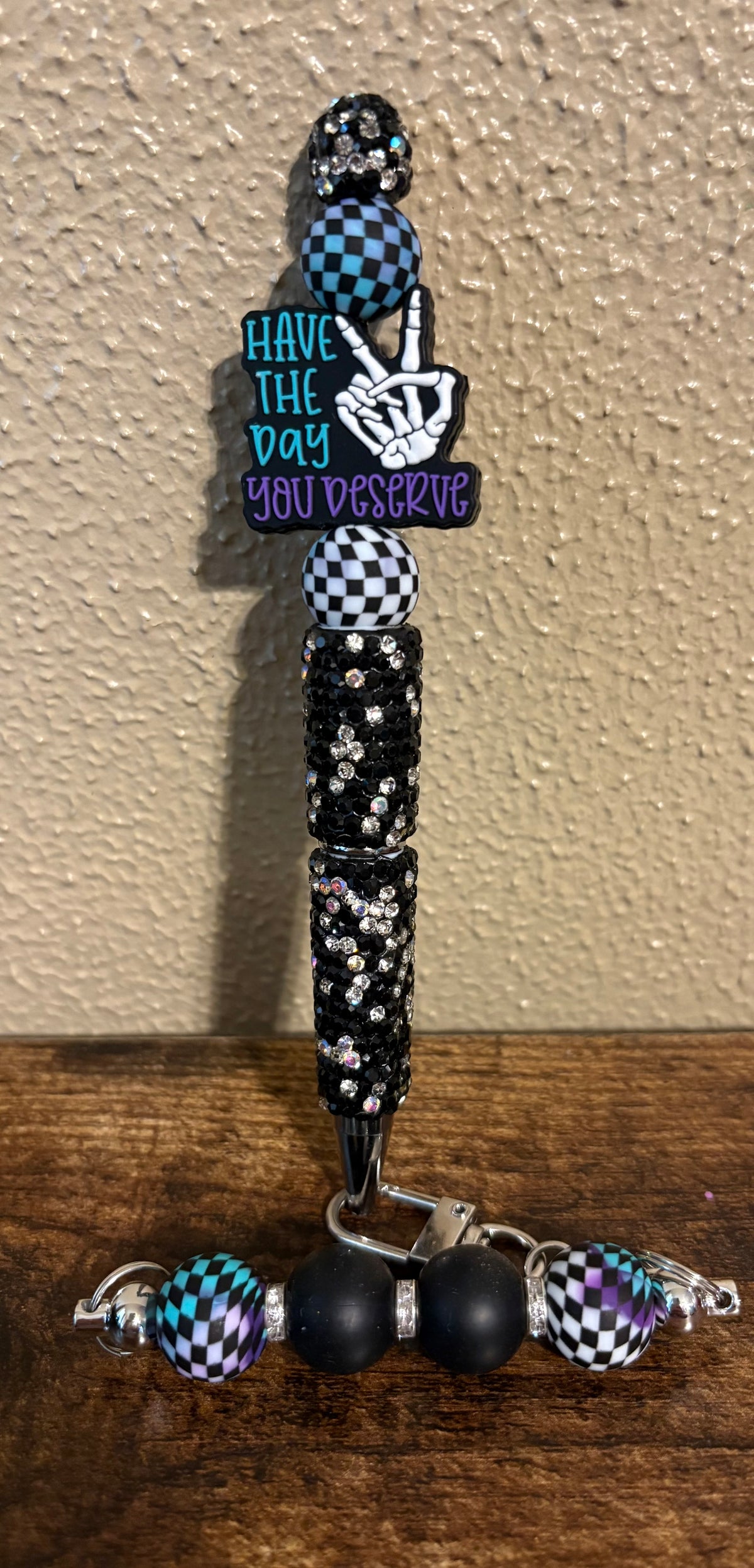 Beaded Pens With Matching Keychains